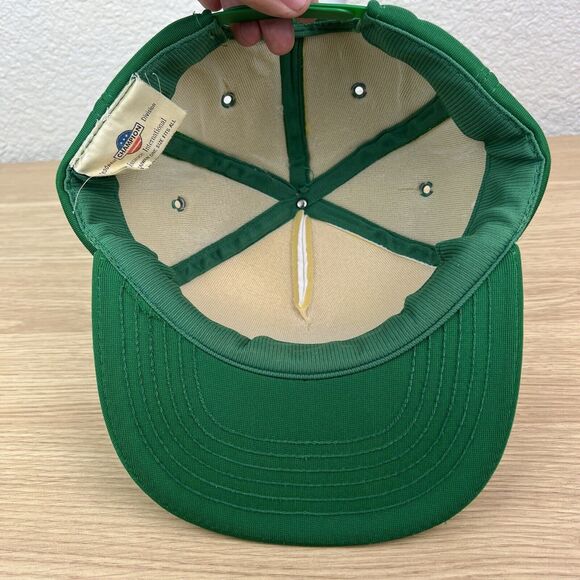 Vintage Pico Power Pak Snapback Trucker Hat Snapback Cap Green Car Guy - Picture 4 of 8